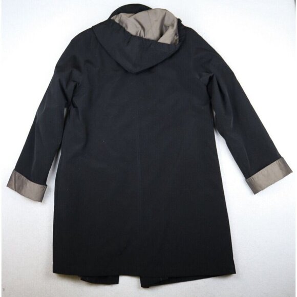 GALLERY - WOMEN'S BLACK HOODED JACKET WITH REMOVABLE LINER - SIZE S - Picture 6 of 11